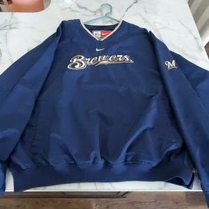 Nike Milwaukee Brewers Pull Over